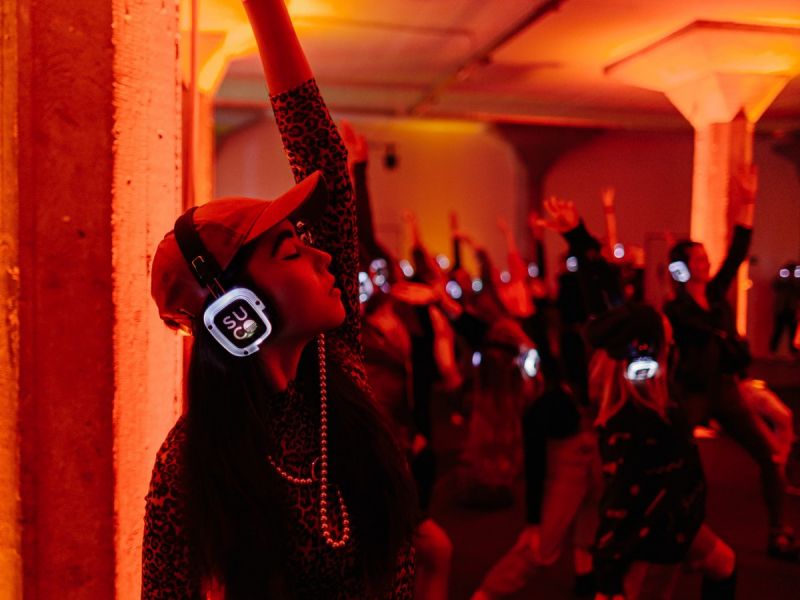 Party time at the fashion show event