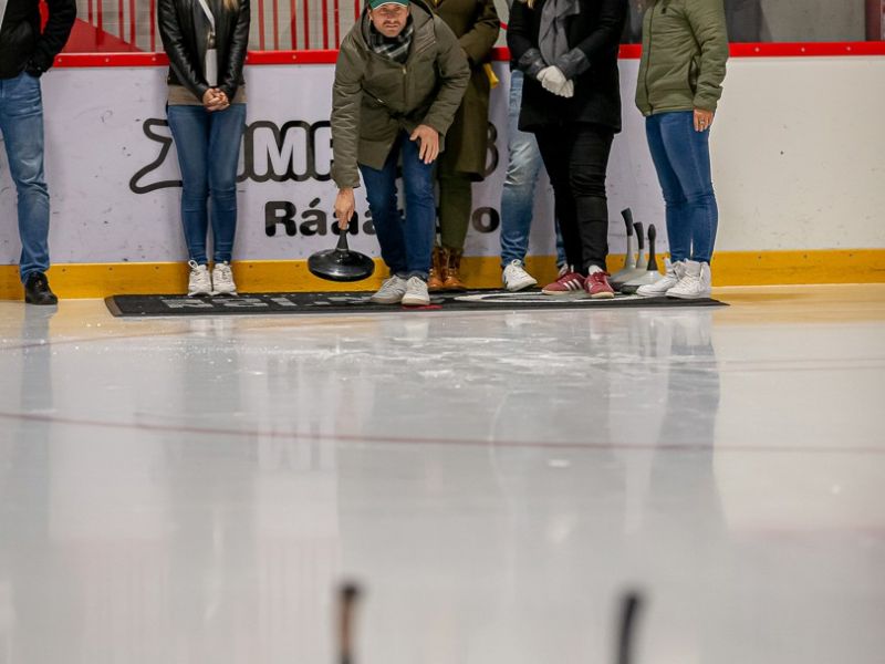 Ice Stock Prague - game in progress